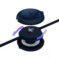 Кабель Baseus Bright Mirror 2 Series Retractable 3-in-1 Fast Charging  Data Cable USB to M+L+C 3.5A 1.1m Blue (Цвет Синий) - фото № 4