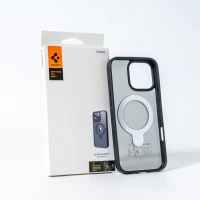 Чохол для смартфона Spigen AAA Magnetic Ring for Apple iPhone 11 All Black (Цвет All Black) - фото № 3