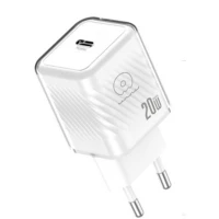 Мережевий зарядний пристрій WUW-C225 20W Gan Charger USB C white