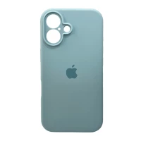 Чохол для смартфона Silicone Full Case AA Camera Protect for Apple iPhone 16 27,Mist Blue