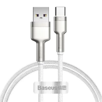 Кабель Baseus Cafule Series Metal Data Cable USB to Type-C 66W 1m White