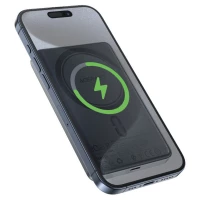 Зовнішній акумулятор ACEFAST M12 PD20W ultra-thin magnetic wireless charging power bank 10000mAh, Black (Цвет Черный) - фото № 4