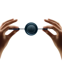 Кабель Baseus Bright Mirror 2 Series Retractable 3-in-1 Fast Charging  Data Cable USB to M+L+C 3.5A 1.1m Blue (Цвет Синий) - фото № 8