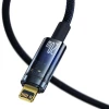 Кабель Baseus Explorer Series Auto Power-Off Fast Charging Data Cable Type-C to IP 20W 1m Blue (Синий)- № 4