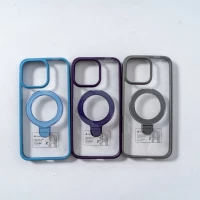 Чохол для смартфона Spigen AAA Magnetic Ring for Apple iPhone 15 Pro Light Blue (Цвет Light Blue) - фото № 5