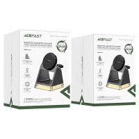 Бездротовий зарядний пристрій ACEFAST E17 desktop 3-in-1 wireless charging holder Black (Цвет Черный) - фото № 8