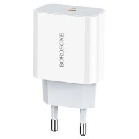 Мережевий зарядний пристрій BOROFONE BA38A Plus Speedy PD20W White (Колір 7068), Атикул k14228 |  купить на VILKI.NET - фото № 1