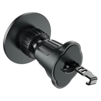 Автотримач для телефона HOCO H12 Fine jade ring magnetic car holder(air outlet) Black (Колір Черный) - фото № 3