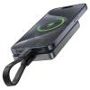 Зовнішній акумулятор ACEFAST M12 PD20W ultra-thin magnetic wireless charging power bank 10000mAh, Black (Черный)- № 3