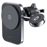 Автотримач для телефона з БЗП ACEFAST D18 in-car 2-in-1 magnetic wireless charging holder Black (Колір Черный), Атикул k48504 |  купить на VILKI.NET - фото № 1