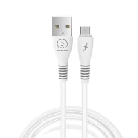 Кабель WUW-X195 USB Lightning 2,4А white