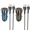 Автомобільний зарядний пристрій HOCO Z46 Blue shield single port QC3.0 18W (Type-C) Metal Gray (Metal Gray)- № 2