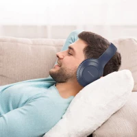 Бездротові навушники BOROFONE BO20 Player BT headphones Blue (Цвет Синий) - фото № 3