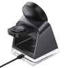 Бездротовий зарядний пристрій ACEFAST E17 desktop 3-in-1 wireless charging holder Black (Черный)- № 4