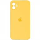 Чохол для смартфона Silicone Full Case AA Camera Protect for Apple iPhone 12 56,Sunny Yellow