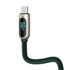 Кабель Baseus Display Fast Charging Data Cable USB to Type-C 66W 2m Green (Зелёный)- № 5