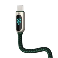 Кабель Baseus Display Fast Charging Data Cable USB to Type-C 66W 2m Green (Колір Зелёный) - фото № 5