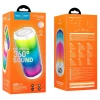 Портативна колонка HOCO HC8 Pulsating colorful luminous wireless speaker White (7068)- № 2