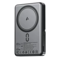 Зовнішній акумулятор ACEFAST M17 PD20W/22.5W magnetic fast charging power bank with built-in stand 10000mAh Black