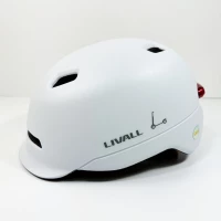 Захисний шолом Livall C20 (L) White (57-61см), сигнал стопів (Колір Белый) - фото № 4