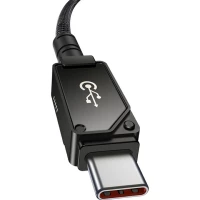 Кабель Baseus Unbreakable Series Fast Charging Data Cable Type-C to Type-C 100W 2m Cluster Black (Цвет Cluster Black) - фото № 4