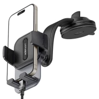 Автотримач для телефона ACEFAST D26 press type car holder for dashboard Black (Колір 7073) - фото № 3