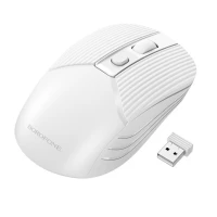 Маніпулятор миша BOROFONE BG5 Business wireless mouse White