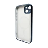 Чохол для смартфона AG Glass Sapphire Frame MagSafe Logo for Apple iPhone 15 Gun Grey (Gun Grey)- № 2
