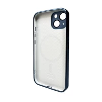 Чохол для смартфона AG Glass Sapphire Frame MagSafe Logo for Apple iPhone 15 Gun Grey (Цвет Gun Grey) - фото № 2