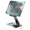 Тримач для мобільного HOCO PH48 Fun dual axis 360 rotating tablet desktop holder Black (Black)- № 4