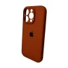 Чохол для смартфона Silicone Full Case AA Camera Protect for Apple iPhone 16 Pro 42,Saddle Brown (Saddle-Brown)- № 4