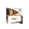 Флеш-накопичувач Kingston USB 3.2 SE9 G3 64GB 220MB/s Metal/Gold (Metal-Gold)- № 2