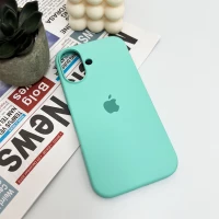Чохол для смартфона Silicone Full Case AA Open Cam for Apple iPhone 16 17,Sea Blue (Колір Sea-Blue) - фото № 4