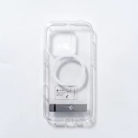 Чохол Spigen AAA Magnetic Clear Stand for Apple iPhone 15 Transparent (Цвет 66120) - фото № 4