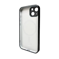 Чохол для смартфона AG Glass Sapphire Frame MagSafe Logo for Apple iPhone 15 Black (Колір 7073) - фото № 2