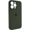 Чохол для смартфона Silicone Full Case AA Camera Protect for Apple iPhone 13 Pro Max 40,Atrovirens (Atrovirens)- № 3