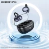 Бездротові навушники BOROFONE FQ5 Spirit clip-on true wireless BT headset Black (7073)- № 5