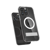 Чохол Spigen AAA Magnetic Clear Stand for Apple iPhone 15 Transparent (Цвет 66120) - фото № 6