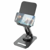 Тримач для мобільного HOCO PH48 Fun dual axis 360 rotating tablet desktop holder Black (Black)- № 3
