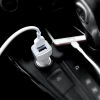 Автомобільний зарядний пристрій HOCO Z23 grand style dual-port car charger set with Micro cable White (Белый)- № 3