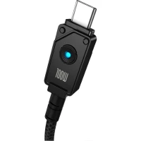 Кабель Baseus Unbreakable Series Fast Charging Data Cable Type-C to Type-C 100W 2m Cluster Black (Цвет Cluster Black) - фото № 3