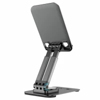 Тримач для мобільного HOCO PH48 Fun dual axis 360 rotating tablet desktop holder Black (Цвет Black) - фото № 2