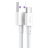 Кабель Baseus Superior Series Fast Charging Data Cable USB to Type-C 66W 2m White (White)- № 3