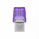 Флеш-накопичувач Kingston USB 3.2 DT microDuo 3C 256GB (Type-A/Type-C) (200Mb/s)