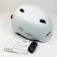 Захисний шолом Livall C20 (L) White (57-61см), сигнал стопів (Колір Белый) - фото № 8