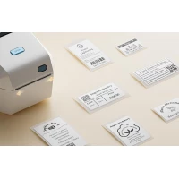 Термопринтер для друку наклейок NIIMBOT K3_W Lvory white (1AE10271603) (Колір Cream) - фото № 4