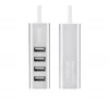 USB-хаб HOCO HB1 4USB Line machine Silver (Silver)- № 2