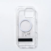 Чохол Spigen AAA Magnetic Clear Stand for Apple iPhone 15 Transparent (Цвет 66120) - фото № 5