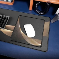 Килимок для миші HOCO GM22 Aurora gaming mouse pad (200*240mm) Black (Колір 7073) - фото № 5