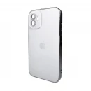 Чохол для смартфона AG Glass Sapphire Frame MagSafe Logo for Apple iPhone 12 White